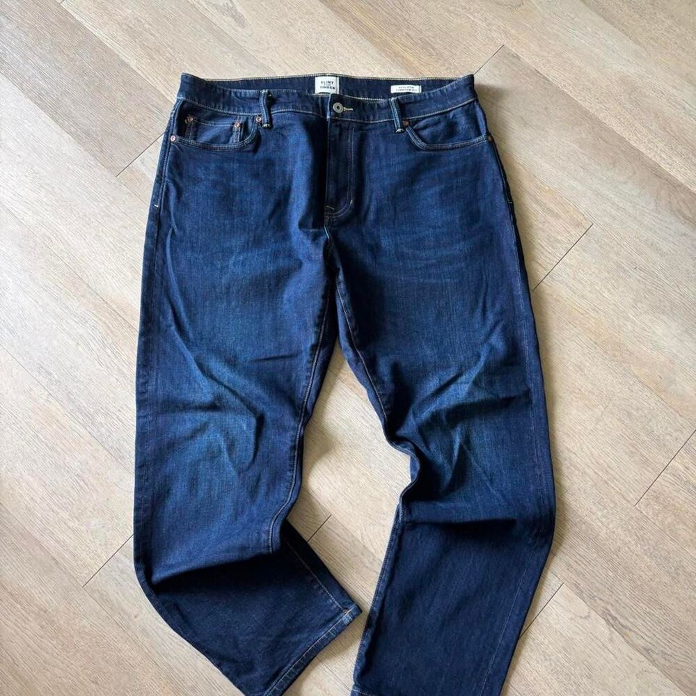 Flint-and-tinder Men's Navy and Blue Jeans